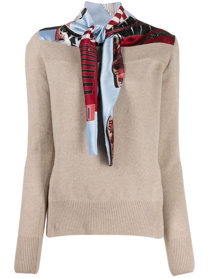 Cédric Charlier V-neck Knit Jumper - Neutrals