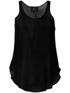 Lost & Found Rooms Loose Vest Top - Black