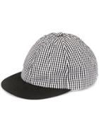 Beton Cire Striped Baseball Cap - Black