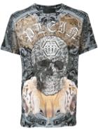 Philipp Plein - Tiger Skull T-shirt - Men - Cotton - Xl, Black, Cotton