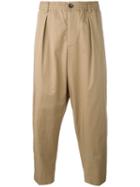 Marni - Crop-crotch Trousers - Men - Cotton - 50, Nude/neutrals, Cotton