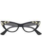 Gucci Eyewear Embellished Glasses - Black