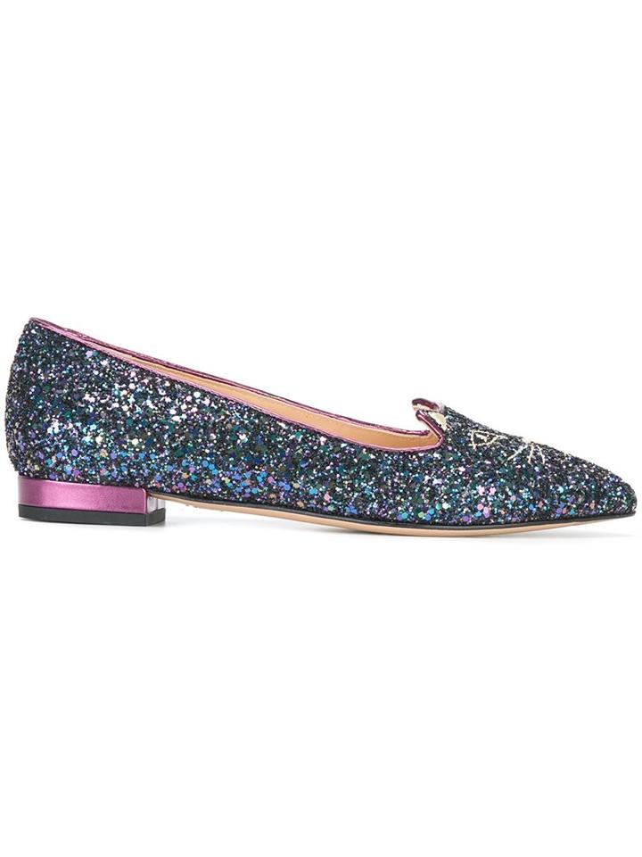 Charlotte Olympia 'mid Century Kitty' Slippers