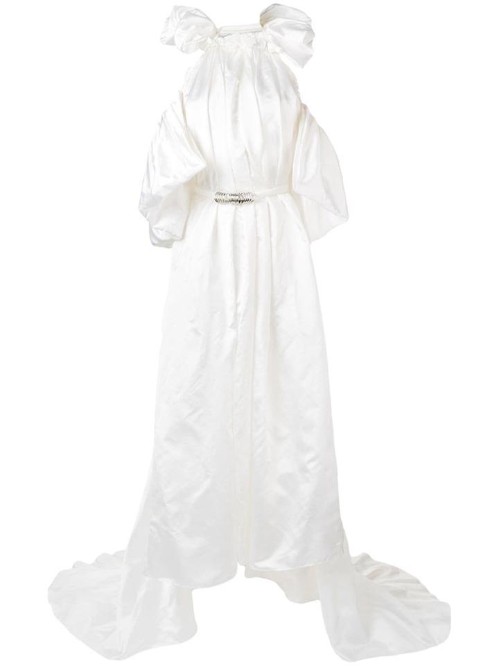Maticevski Creamy White Evening Dress