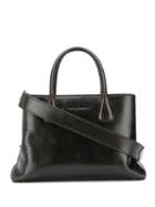 Miu Miu Top Handles Leather Handbag - Brown