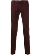 Entre Amis Slim-fit Chino Trousers - Red