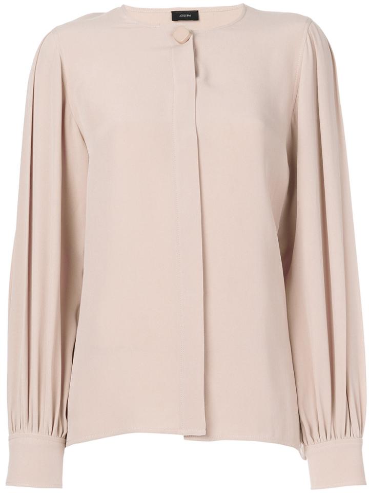 Joseph Concealed Placket Blouse - Nude & Neutrals