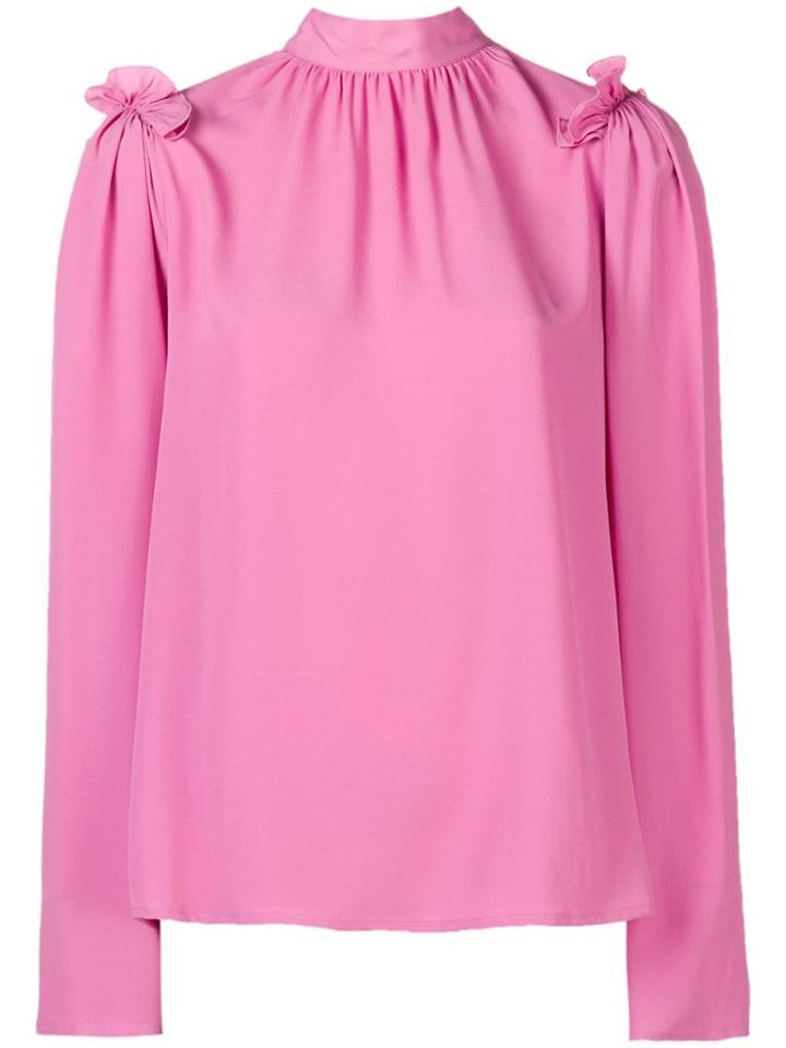 Msgm High Neck Blouse - Pink