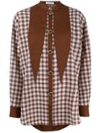 Rejina Pyo Checked Shirt - Brown