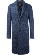 Etro Single Breasted Boucle Coat