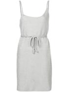 Kacey Devlin Asymmetric Mini Dress - Metallic