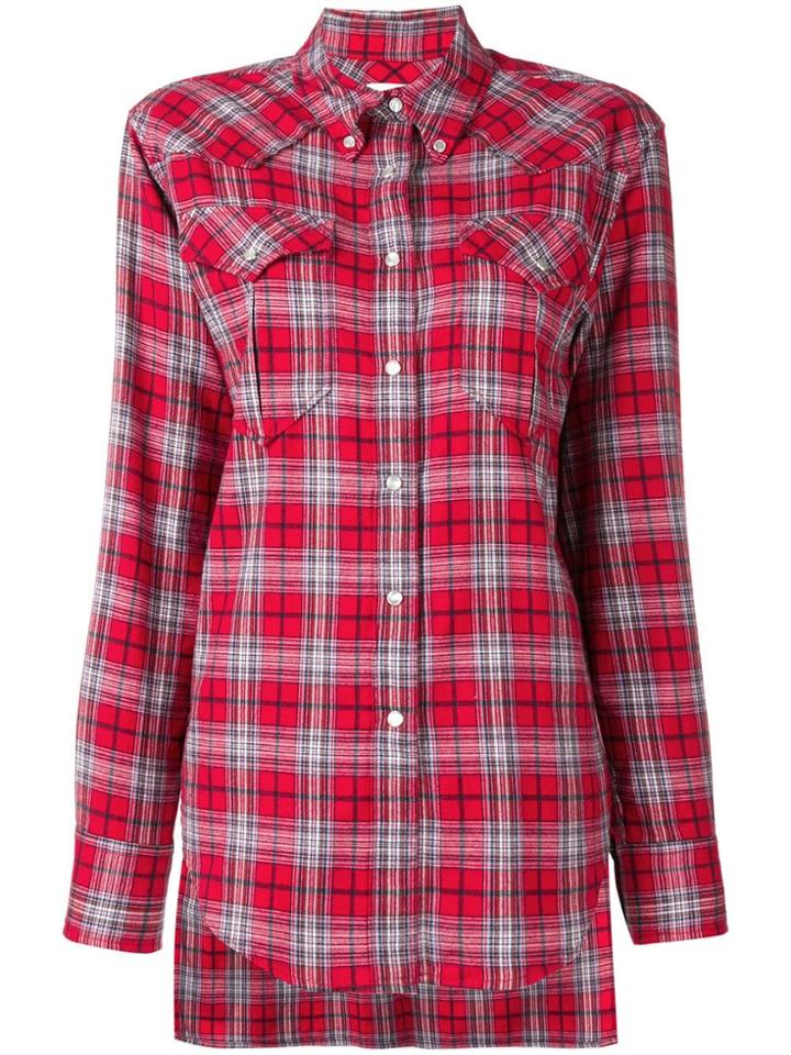 Isabel Marant Étoile Divana Check Shirt - Red