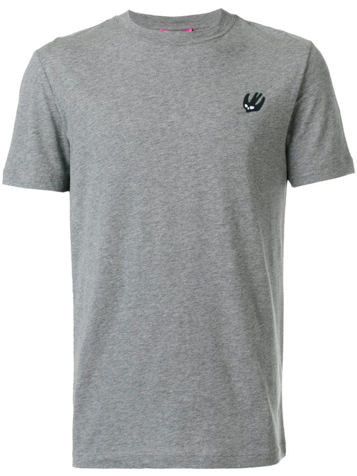 Mcq Alexander Mcqueen Swallow Badge T-shirt - Grey