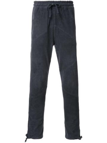 Marea Erre Drawstring Tapered Trousers, Men's, Size: Large, Black, Goat Skin