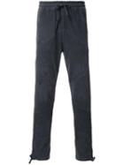 Marea Erre Drawstring Tapered Trousers, Men's, Size: Large, Black, Goat Skin
