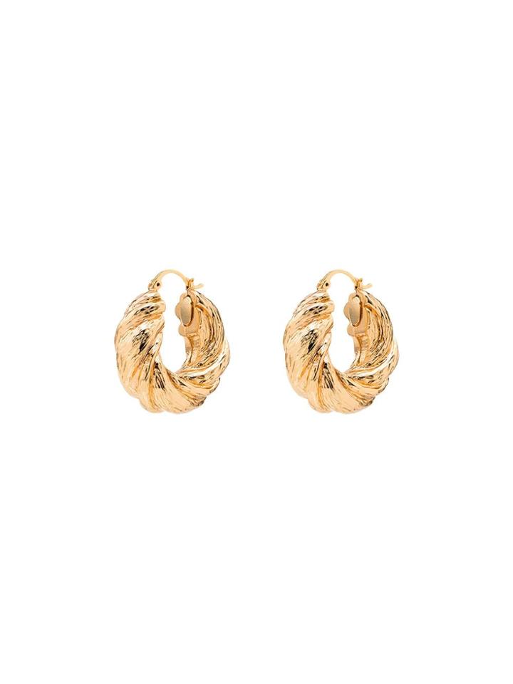 Rejina Pyo Twist Hoop Earrings - Gold