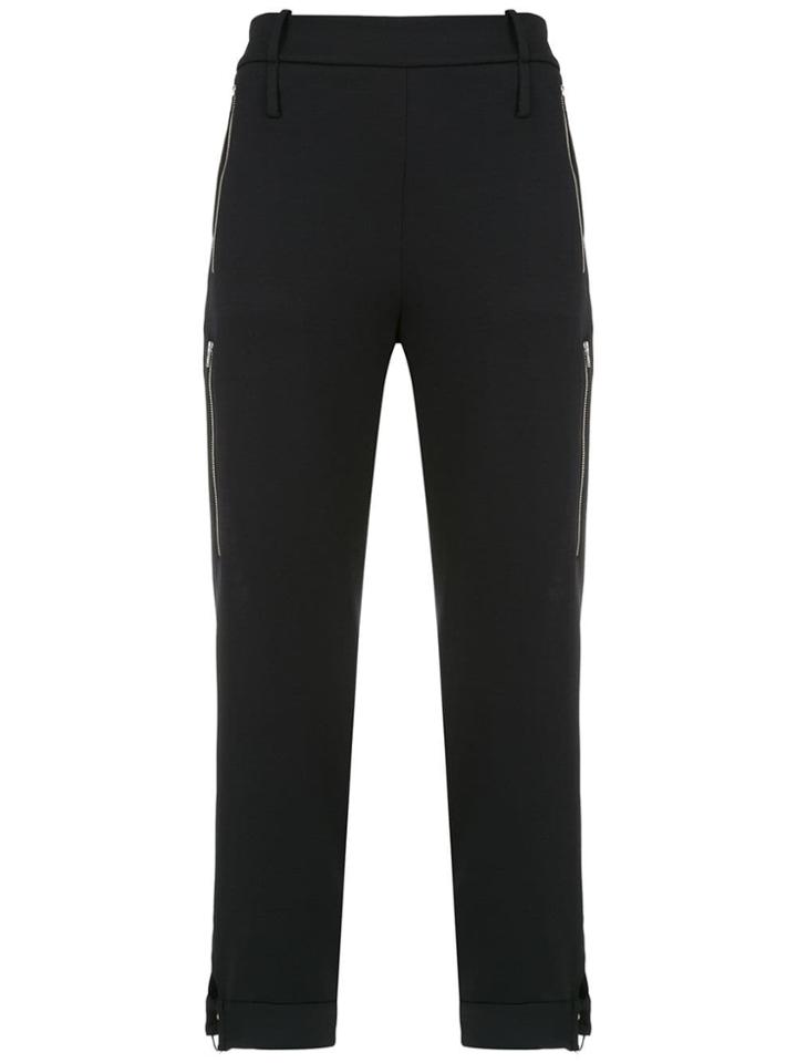 Gloria Coelho Cropped Pants - Black