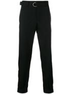 Paul Smith Belted Tapered Trousers - Black