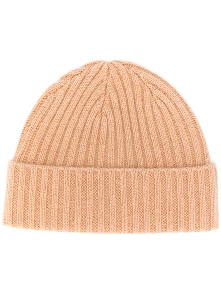 N.peal Chunky Knit Beanie Hat - Neutrals