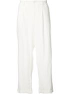 Issey Miyake - Wide Leg Trousers - Men - Cotton/linen/flax/modal - 3, White, Cotton/linen/flax/modal
