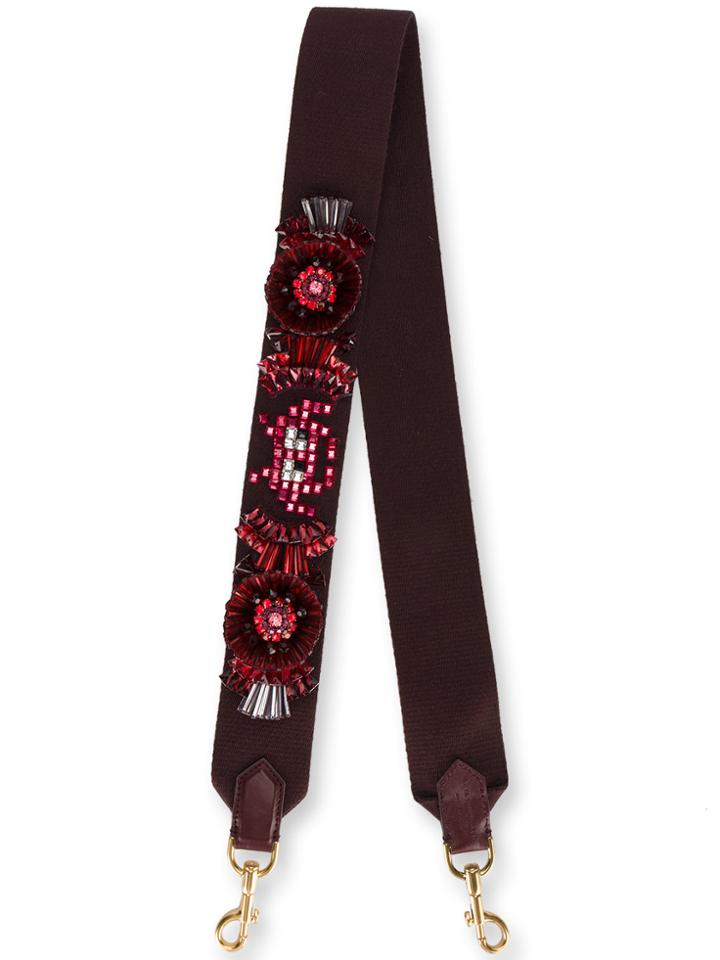 Anya Hindmarch Space Invaders Shoulder Strap - Red