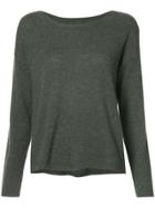 Nili Lotan Round Neck Top - Green