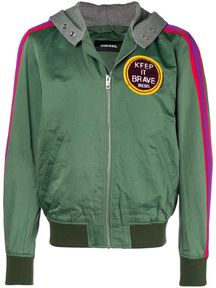 Diesel J-eldert Bomber Jacket - Green