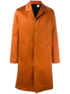 Ami Alexandre Mattiussi Half Lined Coat, Men's, Size: 46, Yellow/orange, Acetate