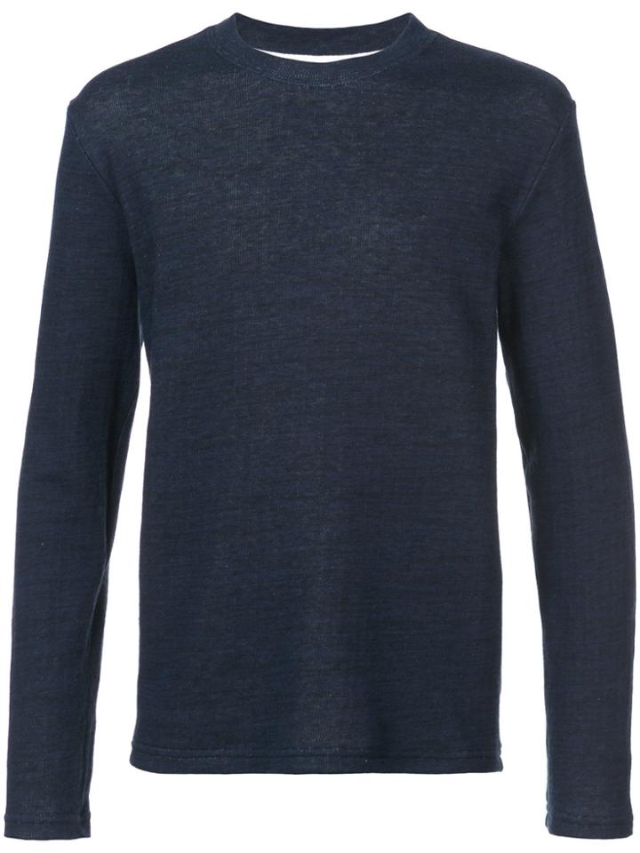 Odin Two-ply Long Sleeve T-shirt - Blue