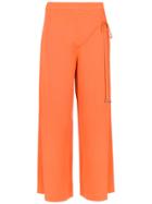Nk Tie Detail Culottes - Yellow & Orange