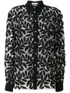 Mantu Floral Lace Shirt - Black
