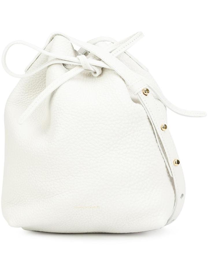 Mansur Gavriel - Mini Bucket Bag - Women - Leather - One Size, Women's, White, Leather