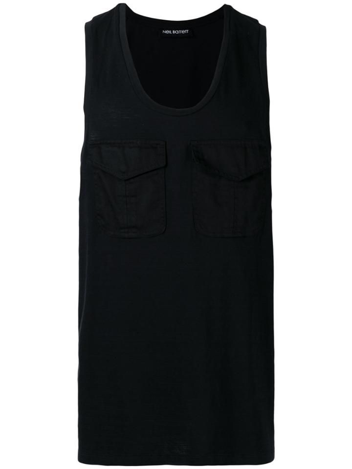 Neil Barrett Classic Tank Top - Black