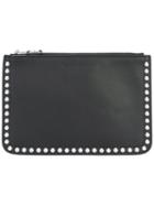 Dsquared2 - Studded Pouch - Men - Calf Leather - One Size, Black, Calf Leather