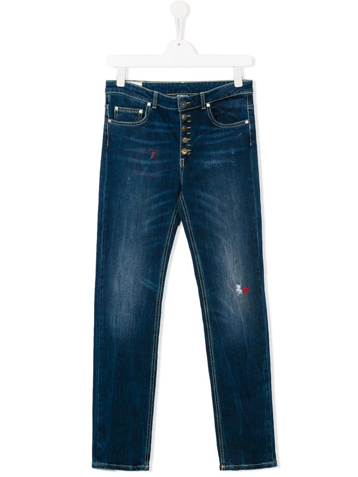 Dondup Kids Surie Jeans, Girl's, Size: 14 Yrs, Blue