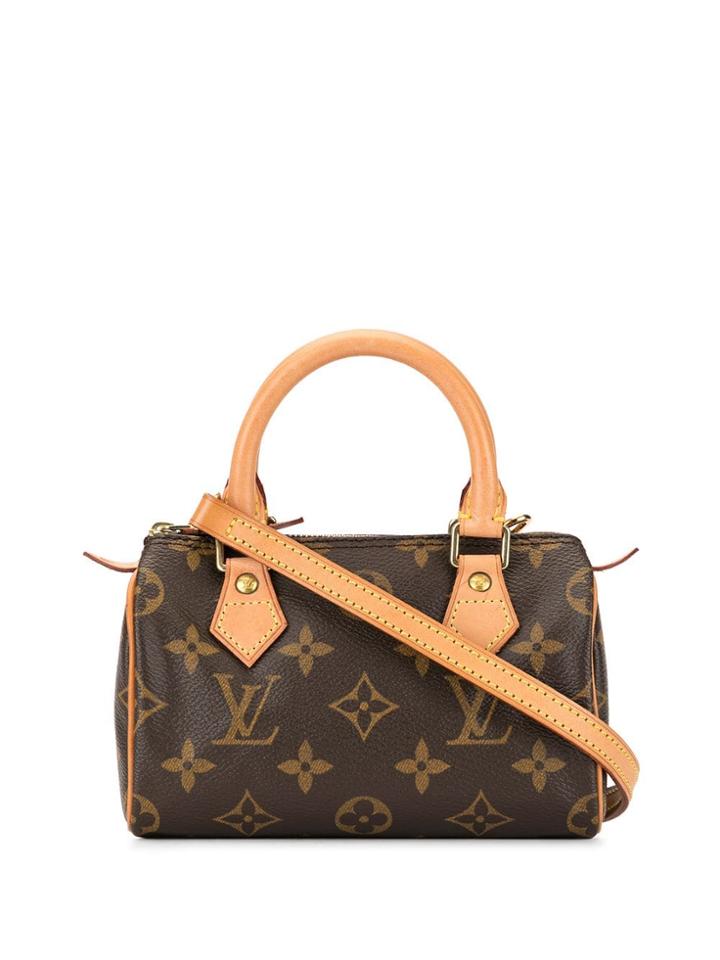 Louis Vuitton Vintage Speedy Mini Tote Bag - Brown