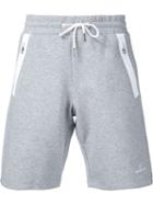 Moncler Classic Track Shorts, Men's, Size: Xl, Grey, Cotton
