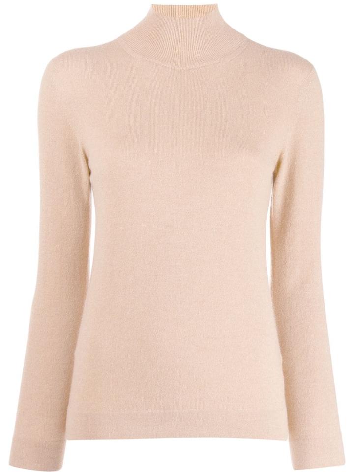 Agnona Round Neck Sweater - Neutrals