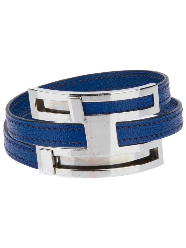 Hermes Vintage Wrap Around Leather Bracelet