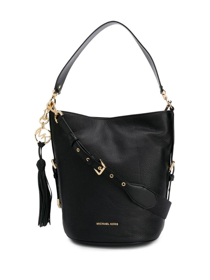 Michael Michael Kors Logo Bucket Bag - Black