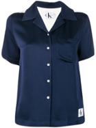 Calvin Klein Jeans Short Sleeved Shirt - Blue
