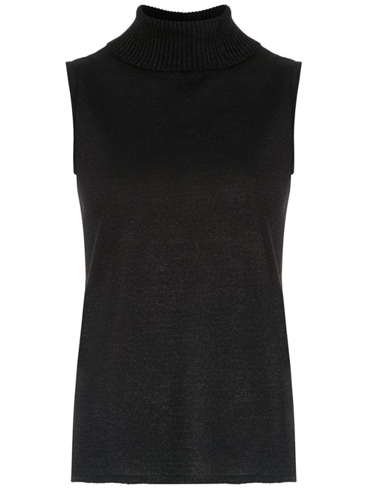 Cecilia Prado Ingla High Neck Top - Black