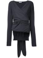 En Route - Knitted Cache-coeur - Women - Cotton - One Size, Grey, Cotton