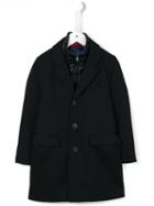 Fay Kids Single Breasted Coat, Boy's, Size: 12 Yrs, Blue