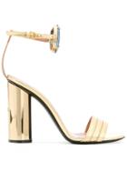 Marco De Vincenzo Jewel Strap Sandals - Metallic