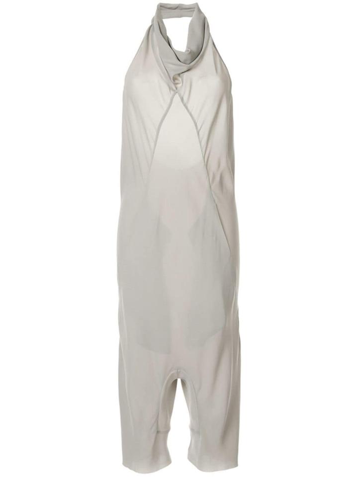 Rick Owens Halter-neck Draped Jumpsuit - Grey