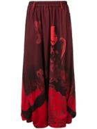 Yohji Yamamoto Flannel Sarouel - Red