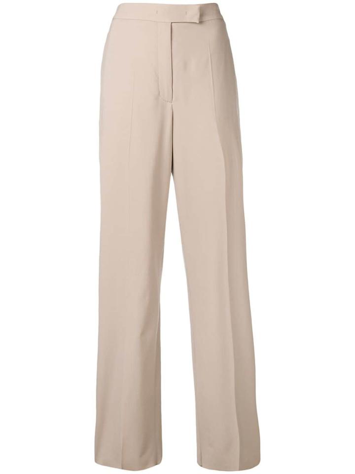 Agnona High-waisted Trousers - Neutrals