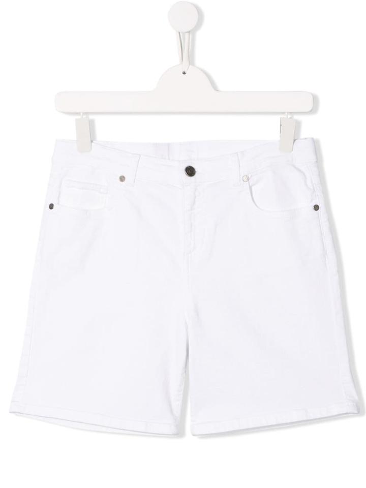 Douuod Kids White Summer Shorts