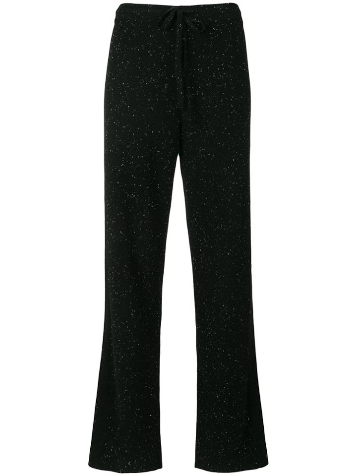 Sonia Rykiel Flared Track Pants - Black